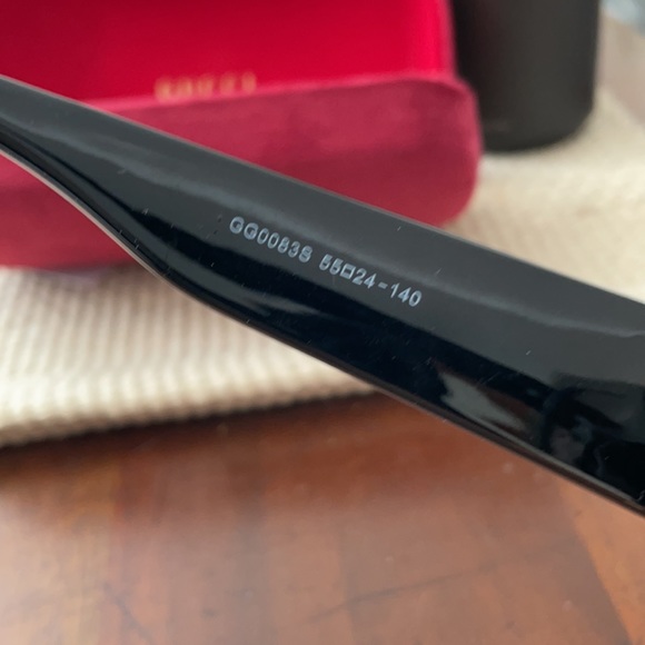Gucci GG0083s Black Sunglasses - Picture 9 of 10
